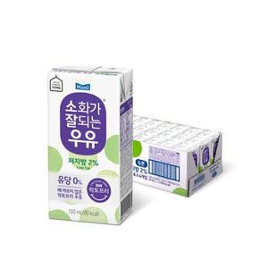[매일유업] 매일 소화가 잘되는 우유 저지방 멸균 190ml 24팩