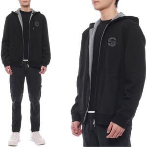 [브루넬로쿠치넬리](마산점) 24FW 남성 로고 프린트 스트링 후드집업 (MM8319047G CSQ44 24F)