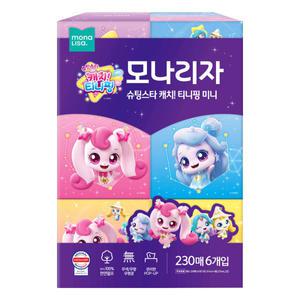 모나리자 캐치티니핑 미니티슈 230매 6입