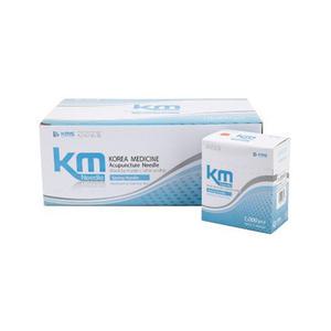 KM침 케이엠침 멸균 일회용침 스프링침 0.40mm x 60mm 1000쌈(10000개) | 세이프메디