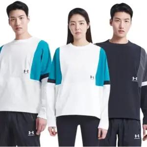 긴팔티 1373188 UA 우븐 크루 2종 택1