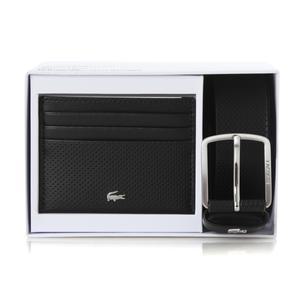 [롯데백화점]라코스테 2025 캐주얼 벨트 & 카드홀더 세트 구성 기프트 박스 KP RC4092M55G000100