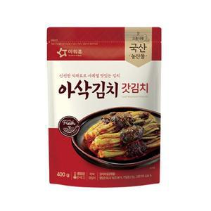 [기타]아워홈 아삭김치 갓김치 400g x5개