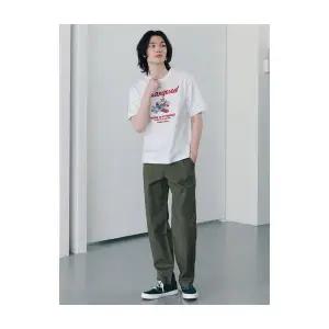 탑텐 남성 리넨 블렌드 베이커 팬츠 MSE2PP1602