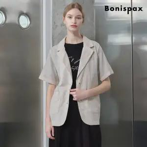 [롯데백화점]보니스팍스 오버핏 코튼 하프 자켓 (XP2JK002L0)