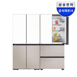 삼성전자 삼성 비스포크 키친핏 냉장고 김치 4도어 세트 RM70F63R2ZG+RQ42DB94R2AP 메탈 AI 인버터