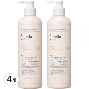 제이멜라 인 프랑스 퀸 5 클렌징 폼, 500ml, 4개