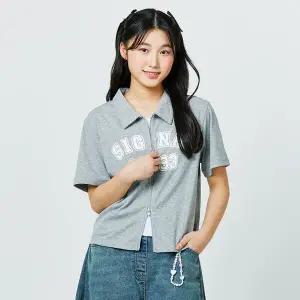 [소이] 여자 여름신상 3부 카라집업가디건(25M1151)