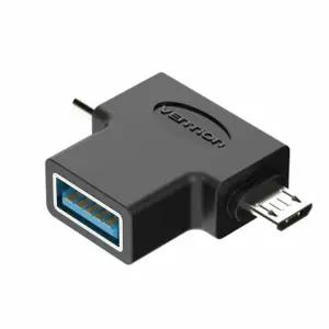 펀디안 벤션 2in1 C타입 USB3.0 고속 OTG 젠더/5핀 겸용 CDI