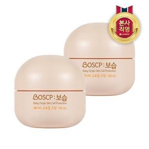 [엘지생활건강]BOSCP 보습 베이비 고보습크림 100ml 2개