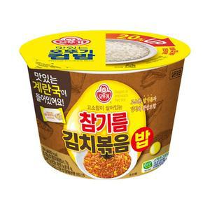 오뚜기 컵밥 참기름 김치볶음밥 12개