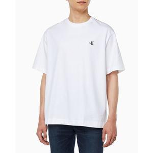 갤러리아 CK진 25 S/S[남]릴렉스핏 탑스티치 패치 로고 반팔 티셔츠(4RC222G-YAF)