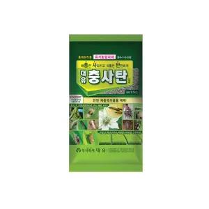 대유 충사탄 입제 (과립) 1.5Kg/살충제/식물/해충제/화초/기피제/살균제/다육이/화분/가정용/토양/달팽이
