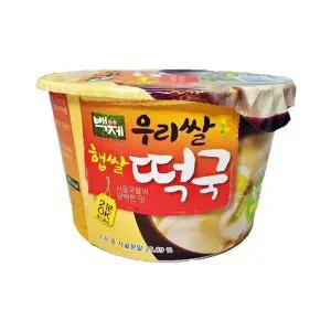 백제 우리쌀 햅쌀100% 즉석 떡국 163g x 16개