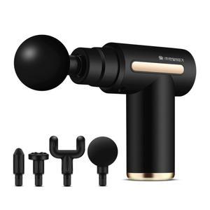 한일의료기 전신 진동 마사지기 4종헤드 무선 핸디형 미니 마사지건 HL-ZL1000 블랙