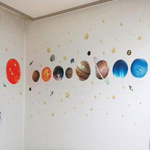 조인컴퍼니 야광 벽꾸미기 스티커(우주행성) 2종택1/시트/벽지/포인트/시트지/인테리어/창문/카페/띠벽지