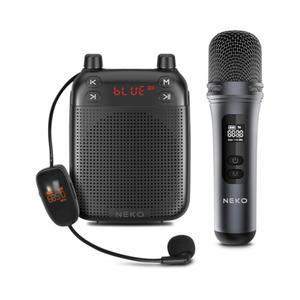 네코 신형 마이크 50W 강의용 무선 마이크 앰프 NK-UA400울트라 블랙 + 핸디 마이