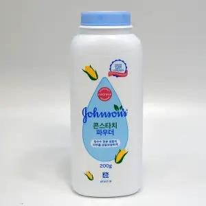 존슨즈 콘스타치 베이비파우더 200g 아기 유아 땀띠 겨드랑이 엉덩이 성인 땀띠 파우더 옥수수전분