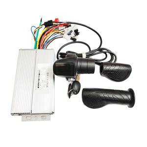 전기 자전거 브러시리스 컨트롤러 및 하프 스크린 LCD 디스플레이  스로틀 레버 포함  48V  500W