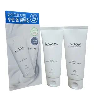 더블기획 라곰 셀럽 마이크로 수분 폼 클렌저 120ml x 2