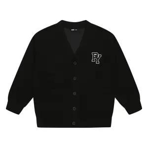 [소이] 여아 베이직 로고 가디건 23F5101_BK