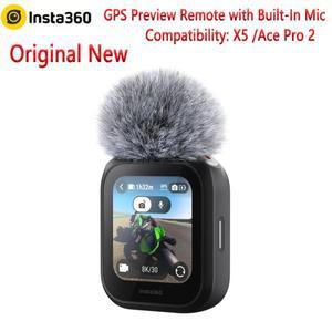 Insta360 X5 GPS 프리뷰 리모컨 (내장 마이크 포함) insta 360 Ace pro 2  액세서리