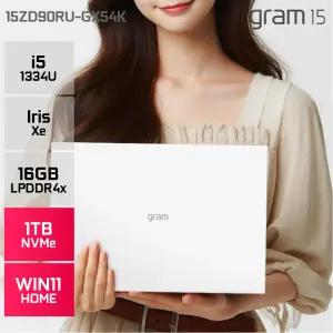 LG 그램15 15ZD90RU-GX54K 인텔i5-1334U 사무 업무용 대학생 인강용 노트북 (16GB/1TB/WIN11) YO