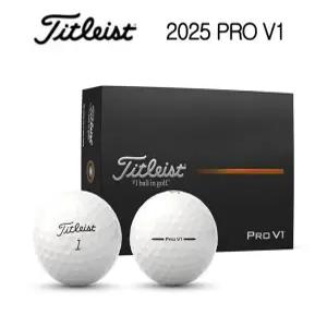 타이틀리스트 Pro V1 골프공 2025년 12개입