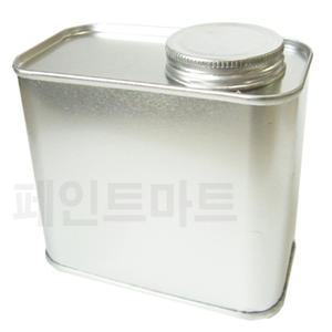 페인트마트 산업용캔 0.5리터 500ml 사각캔 깡통 공캔 철캔 1개라도 주문가능 사리깡