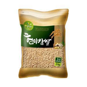[현대농산]국산 현미찹쌀 찰현미 3kg