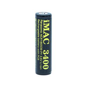 [IMAC3400] 3400mAh 18650 리튬이온 배터리 보호회로 장착 3.6V 충전지 KC인증 후레쉬 랜턴 충전배터리