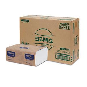 47223 크리넥스 드라이셀 핸드타올 F250 스텐다드5000매
