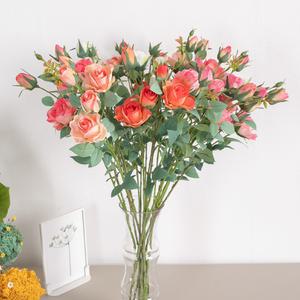 장미 조화 로즈버드가지 65cm 4컬러 인테리어 꽃 장식 소품 웨딩 부케