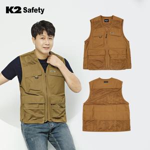 K2 작업조끼 VE-2602 망사조끼 낚시 스포츠 여름