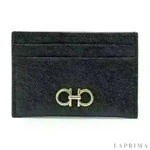 [FERRAGAMO] 페라가모 간치니 카드지갑 22-0007 NERO 742164