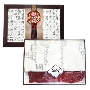 장수왕 육포 선물세트 5호 1kg /추석 설날 구정 명절 육포 선물 답례 쇠고기 이바지 보자기