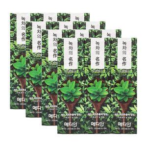 메디안 녹차의 명작 치약 120g 3입 x4