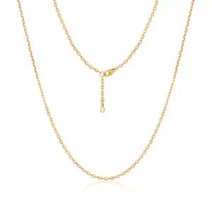 18K 베이직 각줄 체인 목걸이 MON39719