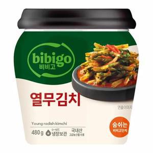 CJ 맛있는 비비고 열무김치480g 엄마손맛 한식 반찬 집밥 맛도리