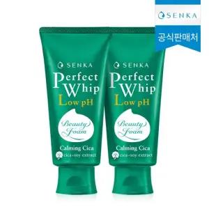센카 퍼펙트 휩 로우 pH 카밍 시카 100g 2개