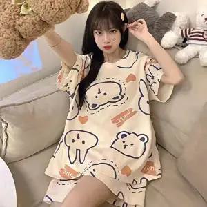 [서울양말]여성 반팔 파자마 상하세트 여름 팬츠 홈웨어 이지웨어 라운지웨어 실내복