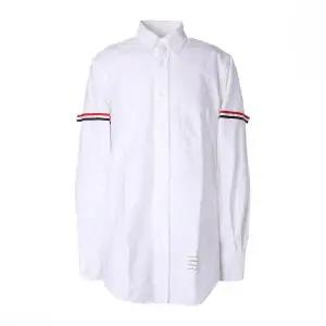 THOM BROWNE 톰브라운 RWB 암밴딩 옥스포드 셔츠 (MWL150E 06177 100)