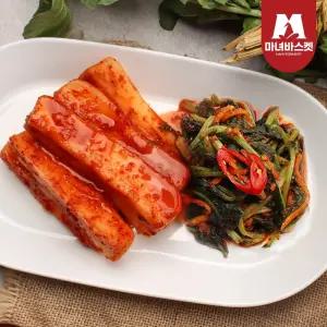 [마녀바스켓] 국내산 마녀 총각김치2kg+열무김치2kg*