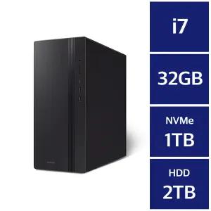 삼성 데스크탑5 DM500TGZ-AD7A Win11Pro / 32GB 램 / NVMe SSD 1TB + HDD 2TB / 윈도우11pro//