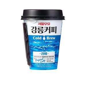 [서울우유] 서울우유 강릉커피 콜드브루 라떼 250ml 20컵