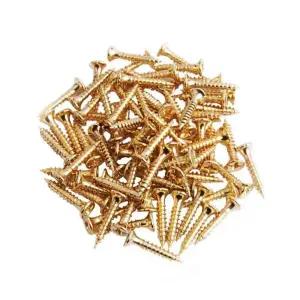 소포장 피스 금색 3.5mm x15mm 나무 나사 산업 너트