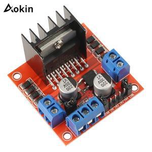 L298N 모터 드라이버 컨트롤러 보드 모듈 스테퍼 모터 Arduino 스마트 카 파워 용 DC 듀얼 H-브리지 UNO ME
