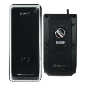 혜강 솔리티 웰콤 SYNC SR-10N 실용성 번호키 보조키 현관 상가 도어락 인체공학설계