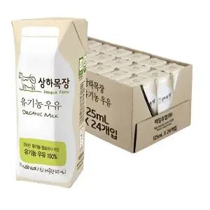 상하목장 유기농우유 125ml( 24입)