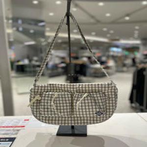 [원더플레이스] 꼬모니노즈 CHECK 2POCKET HOBO BAG (WW9N3TEAB104)